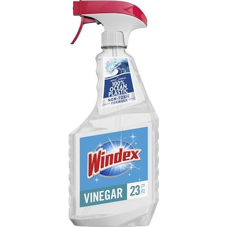 Liquid Glass and Surface Cleaner, 23 oz., Clear, Unscented, Trigger Spray Bottle, 8 PK