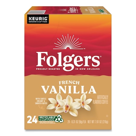 Coffee, Vanilla Biscotti, Pod, Caffeinated, Ground, 7.44 oz, 24 PK