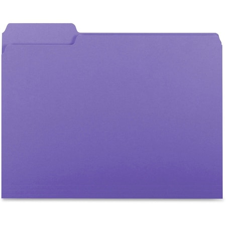 File Folder, Purple, Paperboard, PK100