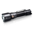 Rechargeable Flashlight, Aluminum, Black, 1500 lm