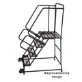 Tilt and Roll Ladder,Steel,50 in.H