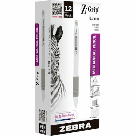 Mechanical Pencil White Doz, PK12