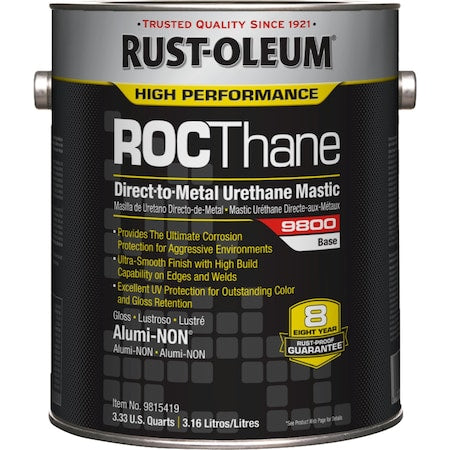 Urethane Mastic Coating, Aluminum, 1 gal