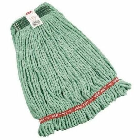 1 in Wet Mop, Looped-End, Green