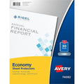 Clear Economy Sheet Protectors, To, PK30