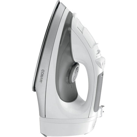 Iron, White, 8 ft. Retractable Cord