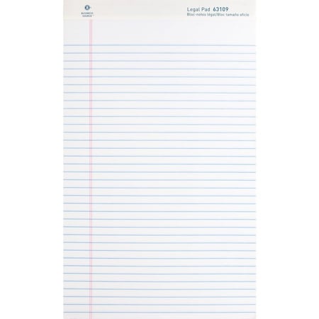 Writing Pad, Top, White, PK12