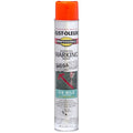 Inverted Marking Paint, 26 Oz, Fluorescent Red-Orange, Solvent -Based