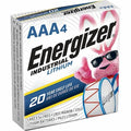 Ultimate Lithium, AAA Lithium Battery, 1.7 in H, 1.5 V DC, PK24