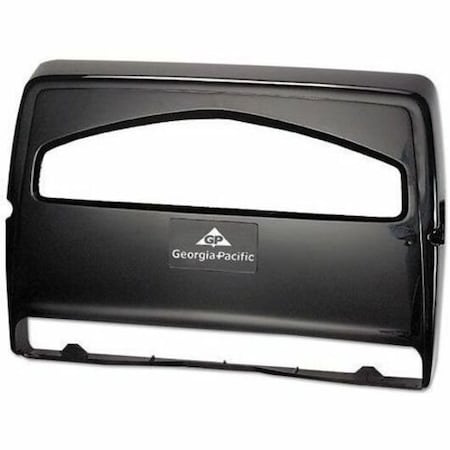 Toilet Seat Cover Dispenser, safe-t-gard, 1/2 Fold, 250, Black, Plastic