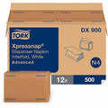 Disposable Dispenser Napkin, White, PK6000