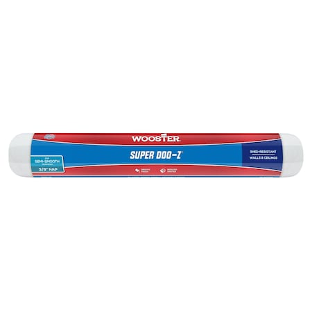 18" Paint Roller Cover, 3/8" Nap, Woven Fabric