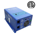 Power Inverter and Battery Charger, Pure Sine, 3,000 W Peak, 1,000 W Continuous, 2 Outlets