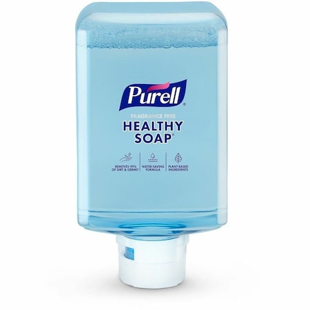 Hand Soap, Series ES10, 1,200 mL, Foam, Fragrance Free, Requires Dispenser, 2 PK