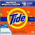 Tide Powder Laundry Detergent Original Scent, Powder, Pleasant, White, 3 PK