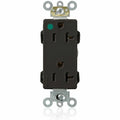 Straight Blade Receptacle, 5-20R, 20 A, 125V AC, Flush Mount, Self-Grounded