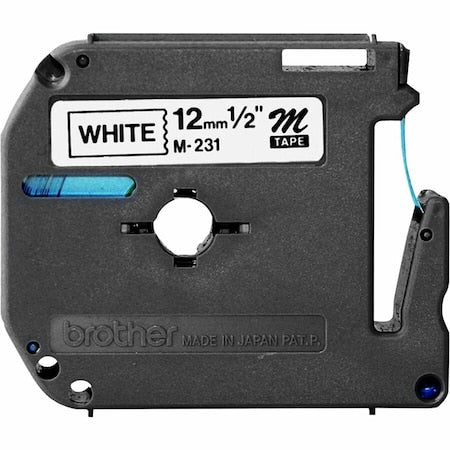 Label/Ribbon Cartridge, White, 1/2 in W