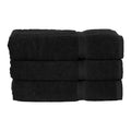 Bath Towel,52 in L,Black