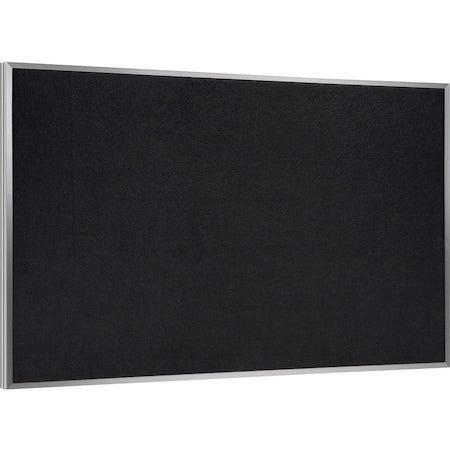 Bulletin Board, Recycled Rbbr, Blk, Indoors
