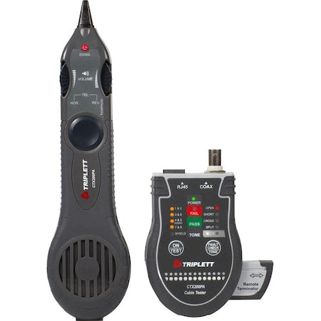Network Cable Tester, 9"H x 7"W x 1-3/4"D