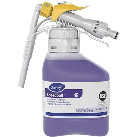 Heavy Duty Cleaner Degreaser Concentrate, 50.7 oz. Hose End Connection Bottle, Liquid, Purple, 2 PK