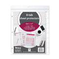 Sheet Protector Set, 8 Tab, Clear, PK8