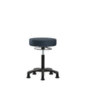 Med Bench Mini-Stool, Vinyl, Glides, Navy