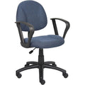 B317 Posture Deluxe Office Task Chair, 25 in W 25" L 40" H, Loop, Tweed Seat