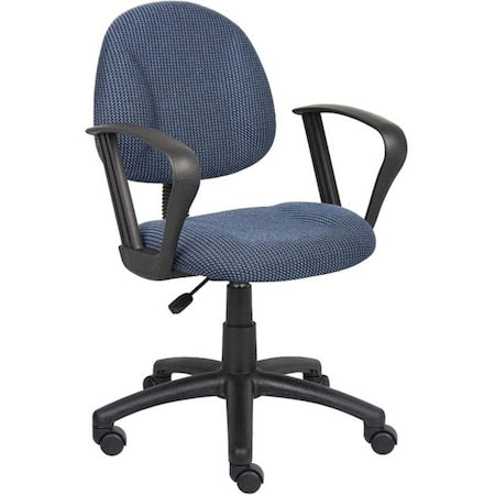 B317 Posture Deluxe Office Task Chair, 25 in W 25" L 40" H, Loop, Tweed Seat