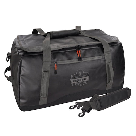 Black Water-Resistant Duffel Bag - M