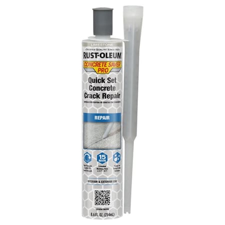 Concrete Repair Compound, 10 oz, Gray