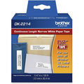 Continuous Label Stock, White, Matte