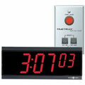11-1/8" Digital Wireless Digital Timer Wall Clock, Black