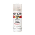Rust Preventative Spray Paint, Clear, Gloss, Solvent, 12 oz