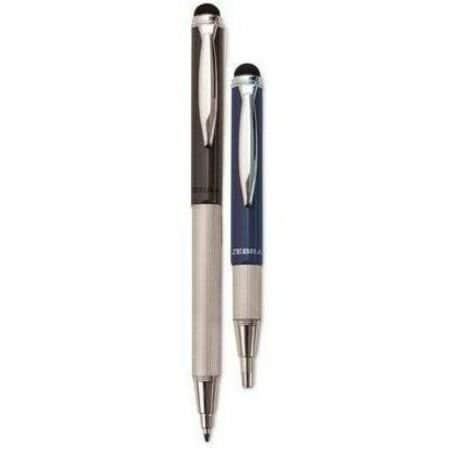 Ink Pen/Stylus, Black, Ballpoint, PK2