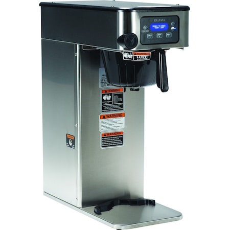 Coffee Brewer, 18.9 L, Silver, 26.75"H