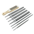 Machinist File Set with Cleaner, 8 piece