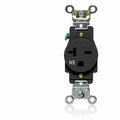 Single Receptacle, 20A, Black, 250V