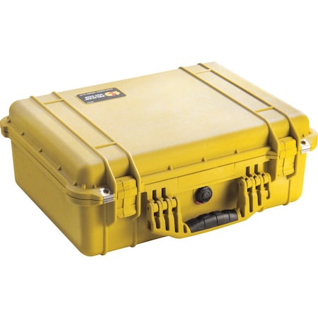 Yellow Protective Case, 19.78"L x 15.77"W x 7.4"D