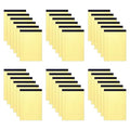Case of Canary Legal Pads, 8.5"x11.75", 50 sheets of Paper/Pad, stapled and taped, Micro-Perforated, PK36