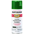 Spray Paint, Hunter Green, Gloss, Solvent, 12 oz.