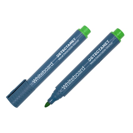 Metal Detectable Dry Erase Marker Set, Round Barrel, PK10