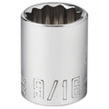 Sockets, 9/16" S x 3/8" Drive S SAE 12 P, CMMT44334