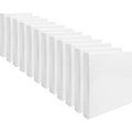 Ring Binder, White, Clear Sleeve