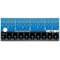 Ruler, Inch, Gloss, Stainless Steel, 12in.