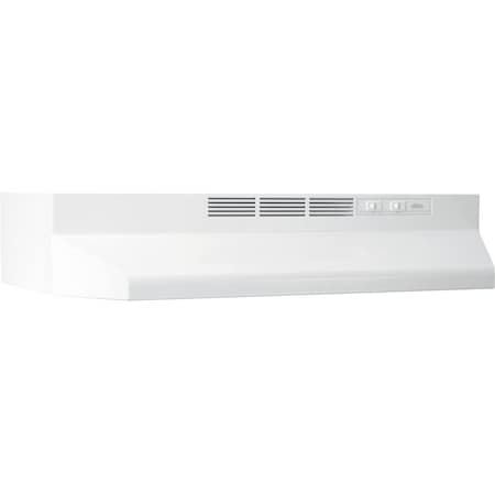 Hood, Duct Free, 24 In, White