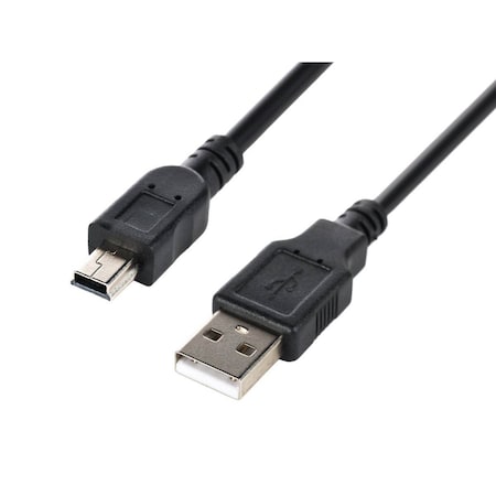 Standard USB Cable, Black, 6ft L