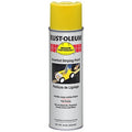 Inverted Striping Paint, 18 oz, Yellow, Solvent -Based