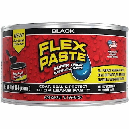 Flex Paste, Can, Black, Not Applicable