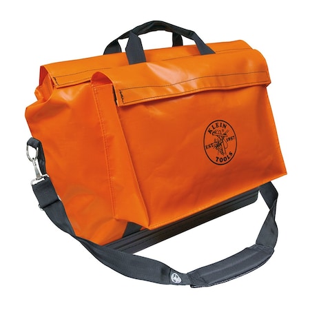 Tool Bag, Orange, Polyester, 1 Pockets